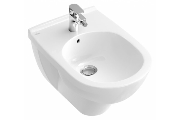 Биде подвесное Villeroy & Boch O цвет белый, овальное, 36x56 см