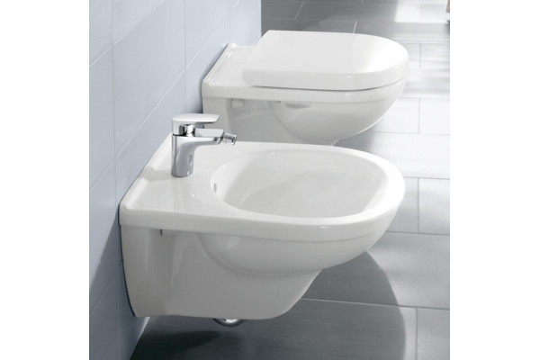 Биде подвесное Villeroy & Boch O цвет белый, овальное, 36x56 см