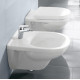 Биде подвесное Villeroy & Boch O цвет белый, овальное, 36x56 см