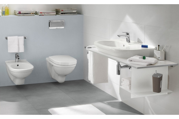 Биде подвесное Villeroy & Boch O цвет белый, овальное, 36x56 см