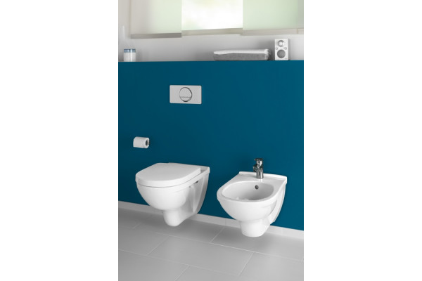 Биде подвесное Villeroy & Boch O цвет белый, овальное, 36x56 см