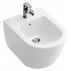 Биде подвесное Villeroy & Boch Subway 2.0 alpin цвет белый, овальное, 37.5x56.5 см