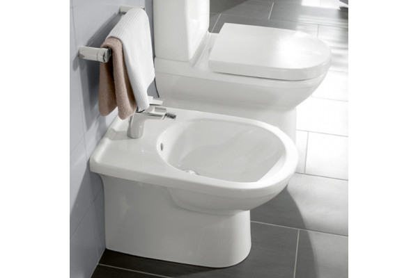 Биде напольное Villeroy & Boch O цвет белый, овальное, 36x57 см