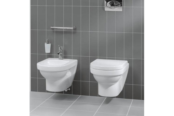 Биде подвесное Villeroy & Boch Omnia Architectura 5484 0001 alpin цвет белый, овальное, 37x53 см