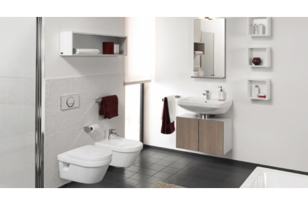 Биде подвесное Villeroy & Boch Omnia Architectura 5484 0001 alpin цвет белый, овальное, 37x53 см