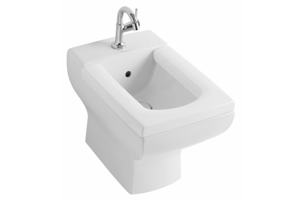 Биде напольное Villeroy & Boch La Belle alpin цвет белый, прямоугольное, 38.5x58.5 см