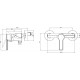 Смеситель Villeroy & Boch Architectura TVS103001000 для душа однорычажный, хром