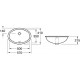 Раковина Villeroy & Boch Evana 61470001 овальная, цвет белый