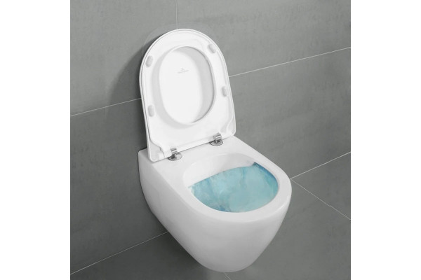 Комплект Унитаз подвесной Villeroy & Boch Subway 2.0 5614R201 alpin + Система инсталляции для унитазов Geberit Duofix Delta 458.124.21.1 3 в 1 с кнопкой смыва + Шумоизоляционная панель для инсталляции Geberit 156.050.00.1, цвет белый, бачок 3/6 л