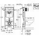 Комплект система инсталляции для унитазов Grohe Rapid SL 38721001 + Унитаз подвесной Villeroy & Boch O'Novo 5660HR01 alpin, безободковый + кнопка хром Skate Air, бачок 3/6 л