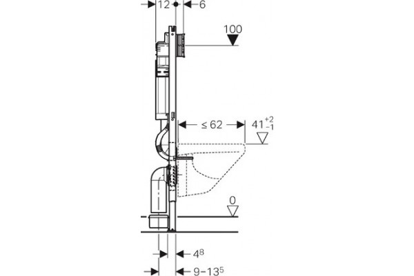 Комплект Система инсталляции для унитазов Geberit Duofix Sigma 12 Plattenbau 111.362.00.5 + Унитаз подвесной Villeroy & Boch Subway 2.0 5600 1001 alpin + Кнопка смыва Geberit Sigma 01 115.770.21.5 хром + Крышка-сиденье Villeroy & Boch Subway 2 цвет белый,