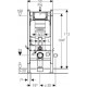 Комплект Система инсталляции для унитазов Geberit Duofix Sigma 12 Plattenbau 111.362.00.5 + Унитаз подвесной Villeroy & Boch Subway 2.0 5600 1001 alpin + Кнопка смыва Geberit Sigma 01 115.770.21.5 хром + Крышка-сиденье Villeroy & Boch Subway 2 цвет белый,