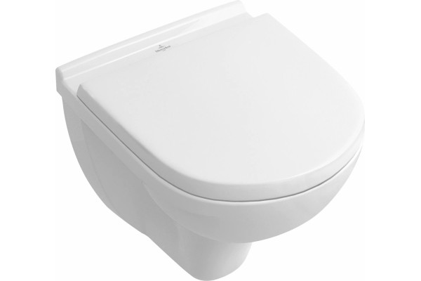 Комплект Система инсталляции для унитазов Villeroy & Boch 9224 6100 + Унитаз подвесной Villeroy & Boch O Novo 5688 H1 01 alpin, с микролифтом + Кнопка смыва Villeroy & Boch Viconnect 9224 9061 хром, цвет белый, бачок 3/6 л