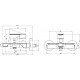 Смеситель Villeroy & Boch Architectura TVT10300200061 для ванны с душем, однорычажный, хром
