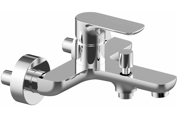 Смеситель Villeroy & Boch O.novo TVT10400100061 для ванны с душем, однорычажный, хром