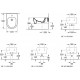 Биде подвесное Villeroy & Boch Avento 54050001 alpin цвет белый, овальное, 37x53 см