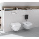 Унитаз подвесной Villeroy & Boch Omnia Architectura 5684HRR1 alpin, безободковый, белый, овальный, 37x53 см