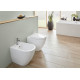 Унитаз приставной Villeroy & Boch Subway 2.0 альпийский белый овальный, антивсплеск, 37x56 см