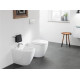 Унитаз приставной Villeroy & Boch Subway 2.0 альпийский белый овальный, антивсплеск, 37x56 см