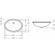 Раковина Villeroy & Boch Evana 61440001 альпийский белый овальная,  в современном стиле