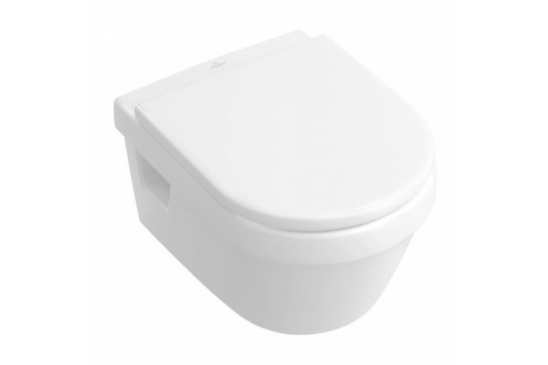 Унитаз подвесной Villeroy & Boch Omnia Architectura alpin, с микролифтом, белый, овальный, 37x53 см