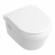 Унитаз подвесной Villeroy & Boch Omnia Architectura alpin, с микролифтом, белый, овальный, 37x53 см