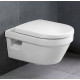 Унитаз подвесной Villeroy & Boch Omnia Architectura alpin, с микролифтом, белый, овальный, 37x53 см
