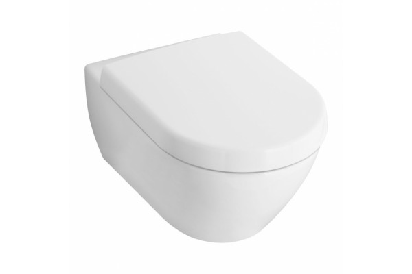 Унитаз подвесной Villeroy & Boch Subway 2.0 alpin белый, овальный, 37.5x56.5 см