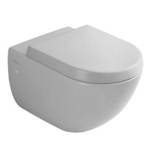 Унитаз подвесной Villeroy & Boch Subway Plus 6600 10R1 alpin белый, овальный, 37x56 см
