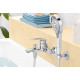 Смеситель Villeroy & Boch O.novo start TVT10550111061 для ванны с душем, однорычажный, хром