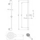 Душевой гарнитур Villeroy & Boch Embrace Plus TVS1089000161 хром, штанга 99 см
