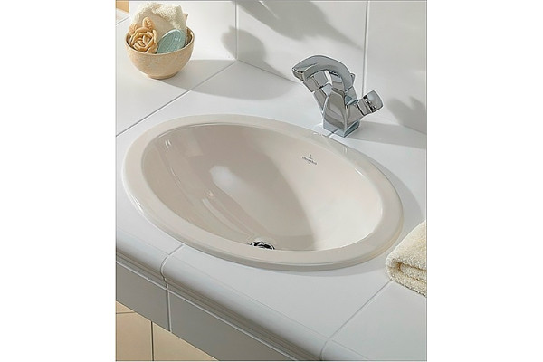 Раковина Villeroy & Boch Loop & Friends alpin цвет белый, на столешницу