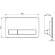 Кнопка смыва Villeroy & Boch Viconnect 922400RE белая глянцевая механическая,  в современном стиле