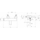 Смеситель Villeroy & Boch Dawn TVT10650115261 для ванны с душем, однорычажный, хром