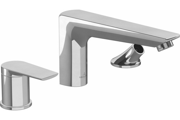 Смеситель Villeroy & Boch Subway 2.0 TVT10200100061 на борт ванны, без душевой лейки, однорычажный, хром