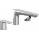 Смеситель Villeroy & Boch Subway 2.0 TVT10200100061 на борт ванны, без душевой лейки, однорычажный, хром