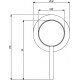 Смеситель Villeroy & Boch Dawn TVW10619A15361 для раковины однорычажный, хром