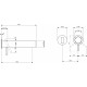 Смеситель Villeroy & Boch Dawn TVW10619A15161 для раковины однорычажный, хром