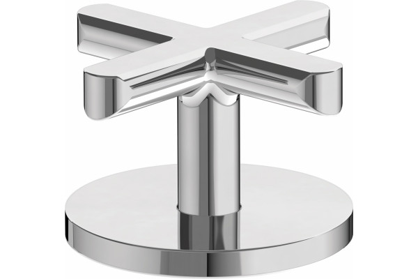 Переключатель потоков Villeroy & Boch Dawn TVT10651315361 на борт ванны, на два потребителя, двухвентильный, хром