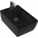 Биде подвесное Villeroy & Boch Memento 2.0 443300S5 ebony, ceramicplus, цвет черный, прямоугольное, 37.5x56 см