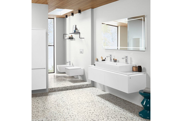 Биде подвесное Villeroy & Boch Memento 2.0 alpin, ceramicplus, цвет белый, прямоугольное, 37.5x56 см