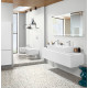 Биде подвесное Villeroy & Boch Memento 2.0 alpin, ceramicplus, цвет белый, прямоугольное, 37.5x56 см