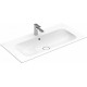 Мебельная раковина Villeroy & Boch Finion 4164A0R2 star white, ceramicplus, с переливом, прямоугольная, цвет белый