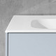 Мебельная раковина Villeroy & Boch Finion 4164A0R2 star white, ceramicplus, с переливом, прямоугольная, цвет белый