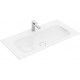 Мебельная раковина Villeroy & Boch Finion 4164A2R1 alpin, ceramicplus, без перелива, прямоугольная, цвет белый