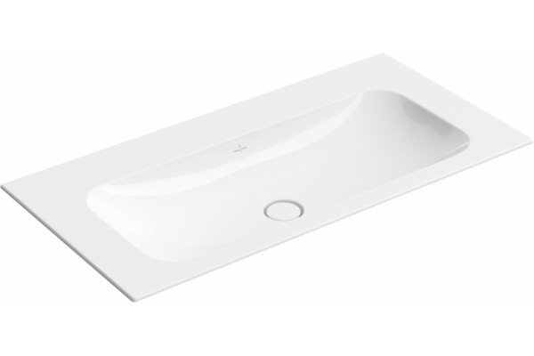 Мебельная раковина Villeroy & Boch Finion 4164A3R2 star white, ceramicplus, без перелива, прямоугольная, цвет белый