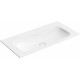 Мебельная раковина Villeroy & Boch Finion 4164A3RW stone white, ceramicplus, без перелива, прямоугольная, цвет белый