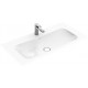 Мебельная раковина Villeroy & Boch Finion 4164ABR1 alpin, ceramicplus, со скрытым переливом, прямоугольная, цвет белый