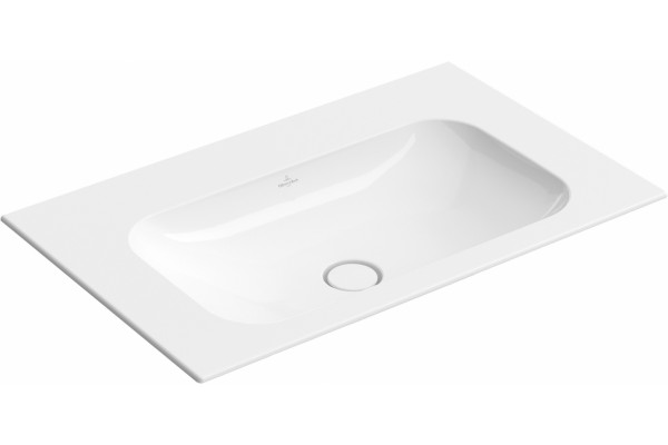 Мебельная раковина Villeroy & Boch Finion 416483R2 star white, ceramicplus, без перелива, прямоугольная, цвет белый