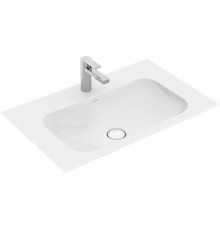 Мебельная раковина Villeroy & Boch Finion 416484R1 alpin, ceramicplus, со скрытым переливом, прямоугольная, цвет белый